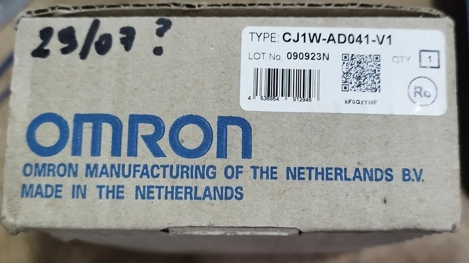 Omron A/d Unit Cj1w-ad041-v1 ( Cj1wad041v1 ) ER