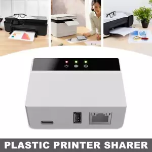 Netzwerk Drucker Server LAN Print Share Server WLAN Druckserver effizient R7 - Bild 1 von 10