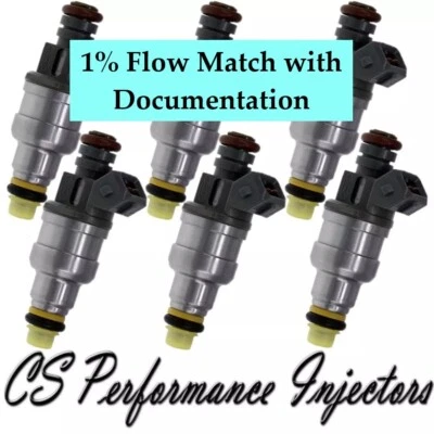 Injetores de combustível 1% de fluxo correspondente (6) XL5E-A2A para Ford 98-01 Ranger 3.0L V6 FLEX - Imagem 1 de 4