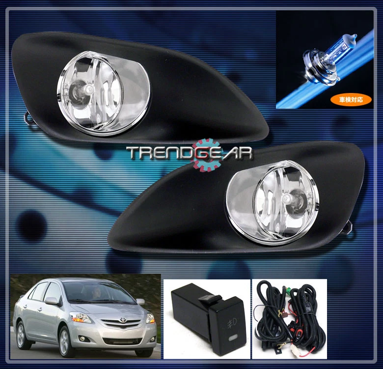 Toyota Yaris 2006-2011 sedán 4 puertas JDM parachoques luz antiniebla lámpara con bombilla + arnés + interruptor Foto 1 de 1