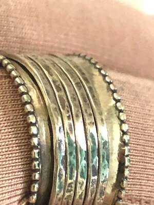 OR PAZ CLASSIC SPINNER BAND RING, STERLING SILVER, SIZE 8,9,10 (M4394-24) - Image 1 of 2