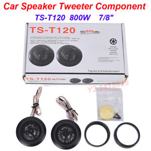 TS-T120 800W 7/8" Component Dome Car Audio Stereo Tweeter Speaker Systems New