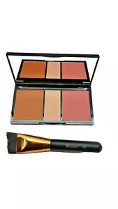 BH Cosmetics Angled Blending Brush #127 + Macy's Cheek / Bronzer Palette *READ* - Picture 1 of 8