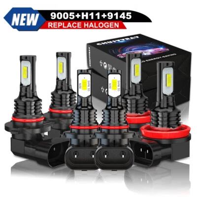 Faro LED 9005+H11+9006 6 piezas + bombillas antiniebla para Lexus RX350 2007 2008 2009 Foto 1 de 4