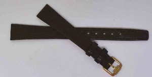 RADO LADIES CHOCOLATE BROWN LEATHER 8321 WATCH BAND 14MM - Picture 1 of 2