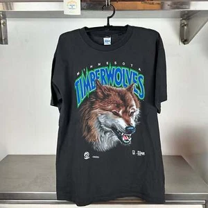 Minnesota Timberwolves rare design Black short sleeve T shirt Unisex HN1888 - Picture 1 of 2