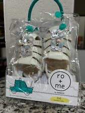 New Robeez ro+me toddler sneakers shoes baby girl sise 0-6 months