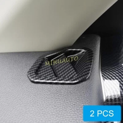 Cubierta de ventilación de aire para tablero de instrumentos de fibra de carbono Toyota Tundra Sequoia 2022-2025 Foto 1 de 4