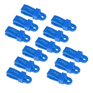 Tarp Tent Clips Locking Awning Clamp Snap Hangers Holder Tie Down - Picture 1 of 4