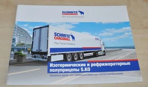 Schmitz Cargobull S.KO Refrigerator Trailer Company Truck Brochure Prospekt RU - Imagen 1 de 12