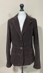Brown Corduroy Blazer Jacket Women’s Size M - Picture 1 of 12