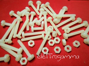 20 pezzi vite bullone 3MA plastica poliamide misure varie - Imagen 1 de 12