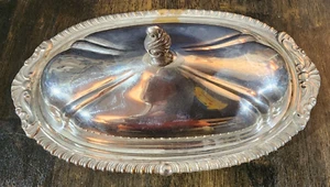 Vintage Sheridan silver plate company Butter Dish - Picture 1 of 13
