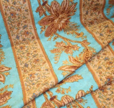 3.5 Yards Ralph Lauren Renier Stripe Aqua - Image 1 of 3