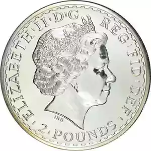 Elizabeth II, 2 Pounds, 2012, British Royal Mint, Brit with Trident - Bild 1 von 2