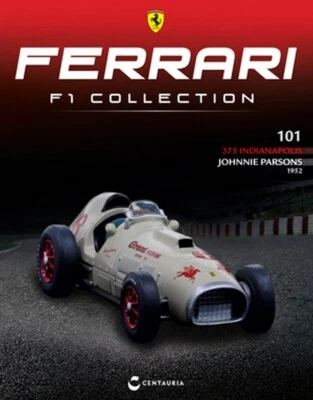 NEW IXO 1:43 F1 FERRARI 375 Indy - Johnnie Parsons 1952 +Magazine no Minichamps - Immagine 1 di 3