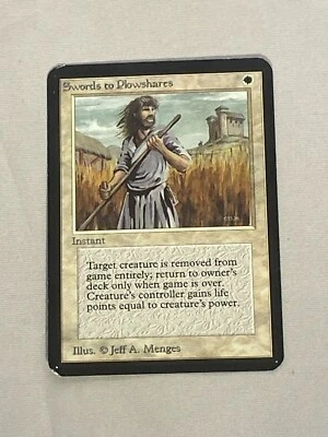 MTG Swords to Plowshares Alpha Magic the Gathering - Image 1 of 4