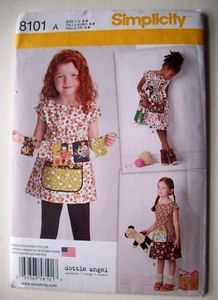 Vestido túnica estampado niñas pequeñas 8101 talla 3 4 5 6 7 8 SIN CORTAR - Imagen 1 de 2