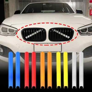 Front Grille Trim Strips Cover Grill Bar V Brace for BMW F30 F31 G30 3 5 Series - Picture 1 of 24