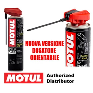 Grasso Spray per Catena Motul C4 Chain Lube Factory Line Racing Road 400 ml - Imagen 1 de 4