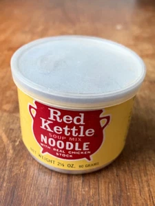 Vintage Campbell's Red Kettle Chicken Noodle Soup mix can - unopened - Picture 1 of 1