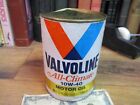 VALVOLINE ALL CLIMATE  MOTOR oil quart can tin paper GAS FILLING SERVICE STATION