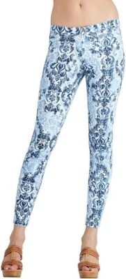 Hue Women's Scroll Print Super Smooth Denim Leggings X-Small 0-2 - Image 1 of 2