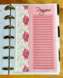 Tablero de instrumentos de dos caras Oraciones para usar con el MINI Happy Planner- - Imagen 1 de 3