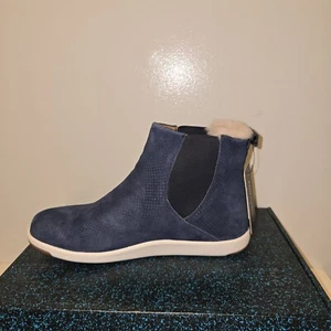 Stivali Emu Australia Side Gore/Cml/Camoscio/W11289 Blu Chelsea - Foto 1 di 5