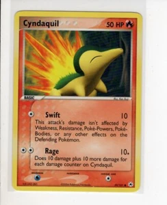 CYNDAQUIL EX HIDDEN LEGENDS SET NON HOLO-FOIL POKEMON 59/101 - Picture 1 of 2