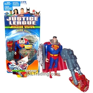Year 2003 DC Comics Justice League Mission Vision 4.5 Inch Figure - SUPERMAN - Picture 1 of 1