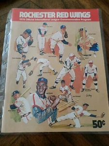 1976 Rochester Red Wings Baseball Game Program - Picture 1 of 2