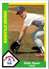 1990 CMC Eddie Tanner #146 Nashville Sounds Baseball Card
