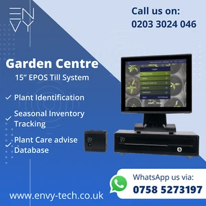 New POS Till System For Garden Stores Flower Shops Apparel Stores - Picture 1 of 10