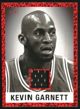 2022 Leaf In The Game '60 Leaf Materials Red Sparkle Kevin Garnett /45