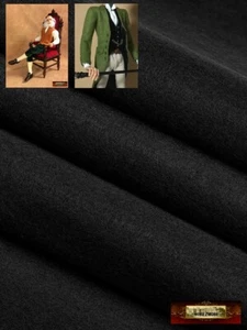 M00666-Try-FS MOREZMORE Thin Felt Puppet Doll Clothes BLACK Fabric Soft Rayon - Picture 1 of 3