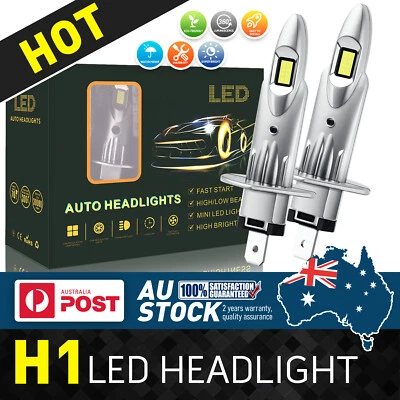 For MAZDA 6 2003 onwards Kit H/L Beam H1 LED Headlight Globe Bulb 6500K White - image 1 of 4