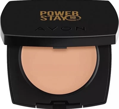 Avon Power Stay 18 Hours Cream to Powder Foundation SPF20 *HONEY BEIGE* - Image 1 of 2