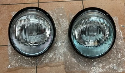 NEW Porsche 911 '65-'98 930 912 '65-'69 H4 Headlight Assemblies pair 91163111302 - Image 1 of 4