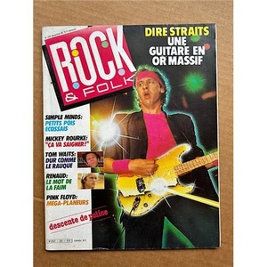 DIRE STRAITS ROCK AND FOLK MAGAZINE DECEMBER 1985 MARK KNOPFLER - COVER -FRENCH - Picture 1 of 1