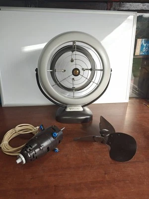 VENTILADOR DE MESA VINTAGE VORNADO MODELO 28C3-1 Restauración Cosmética Parcial Para Reparación de Piezas Foto 1 de 4