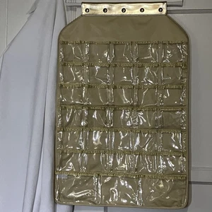 Hanging Jewelry Organizer Accessories Vintage Lillian Vernon 66 Pockets - Picture 1 of 10