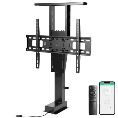 VIVO TV Motorized Vertical Stand Lift 37" to 77" Screen, Height Adjustable Mount - Image 1 of 4