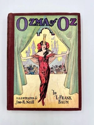 Vintage L FRANK BAUM Ozma of Oz Illustrated John R Neill Hardcover 1907 Foto 1 de 4