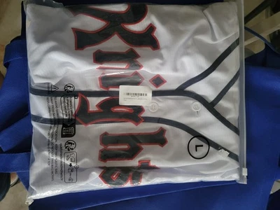 Camiseta deportiva de béisbol auténtica de Roy Hobbs New York Knights The Natural Movie Foto 1 de 2