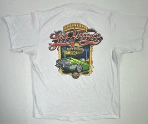 Lowrider Las Vegas Supershow 2024 Graphic T-Shirt XL White Car Show Event Tee - Picture 1 of 6