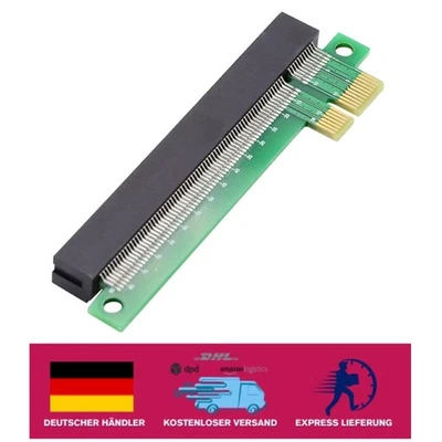 PCI-E Express 1x auf 16x Riser Adapter für Grafikkarten – Kein Treiber Nötig - Bild 1 von 4
