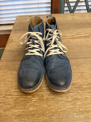 Botas John Varvatos couro pedra azul tamanho: 10 ótimo estado ver vídeo - Imagem 1 de 4