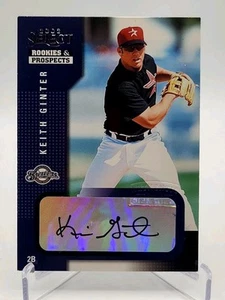 Keith Ginter Rookie 2002 Select Rookies & Prospects Auto #55 Milwaukee Brewers - Foto 1 di 2