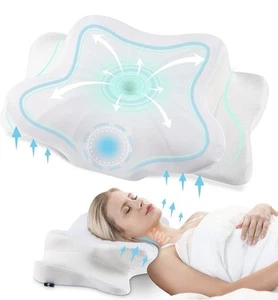 -New- Donama Cervical Pillow Neck Pain Relief Contour Memory Foam Pillow King - Picture 1 of 8